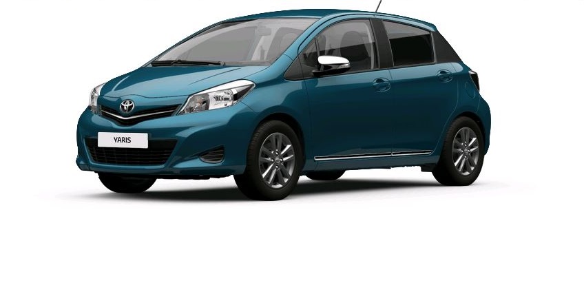 Toyota Yaris 2010 Farve Reflex Turquise 788 848X430