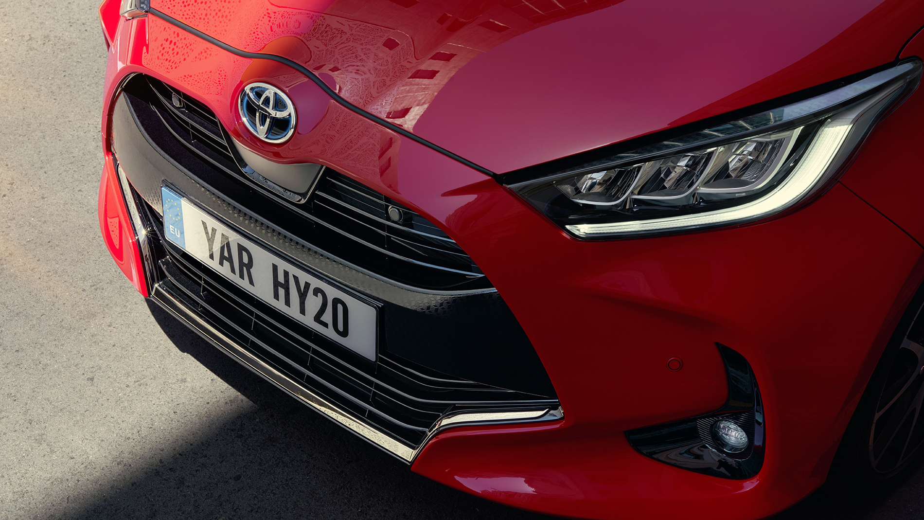 2020 Yaris Hybrid Front Detalje 1900X1069